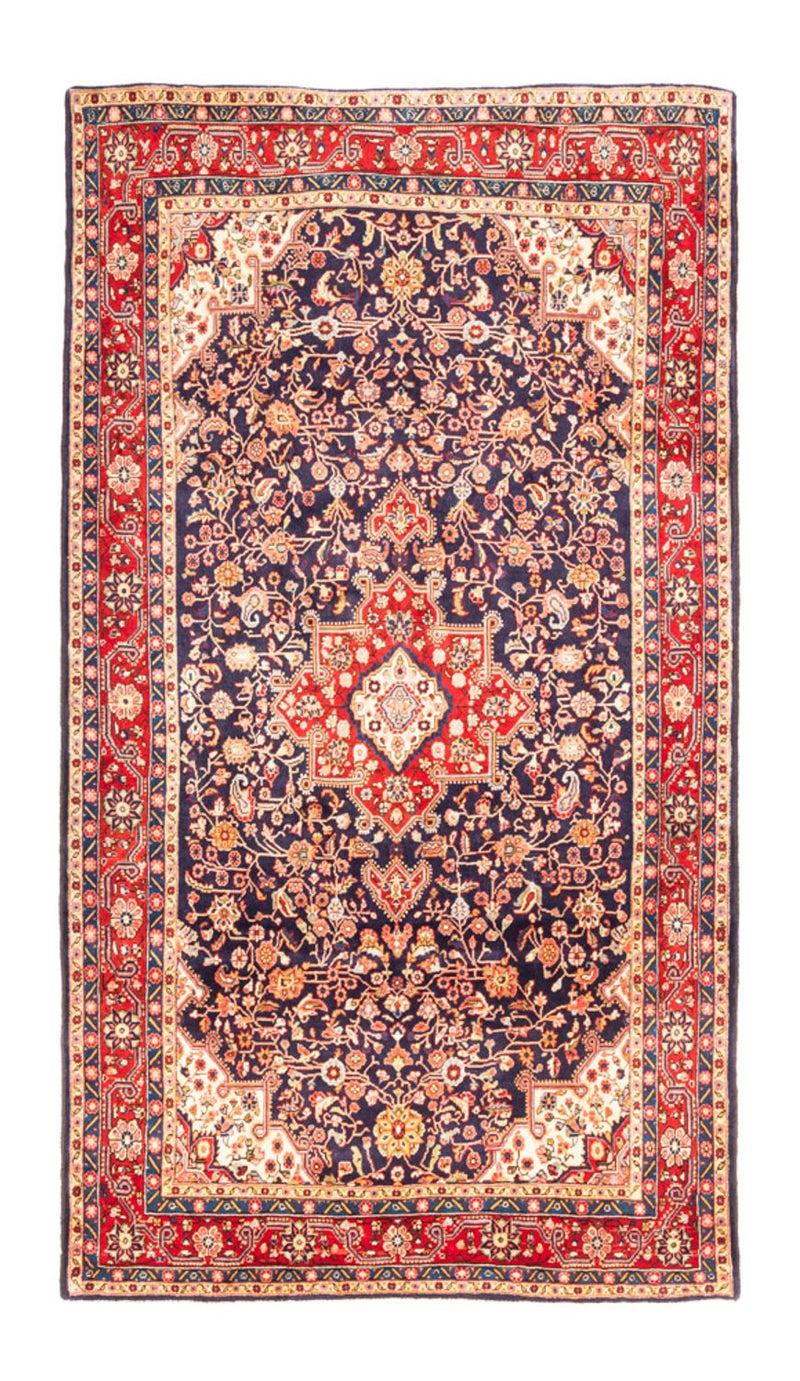 Kolyai Teppich 156x282cm - Perserteppich - dunkelblau