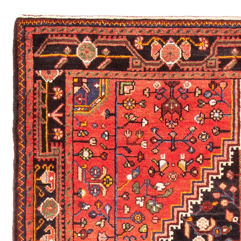 Hamadan Teppich 150x295cm - Perserteppich - dunkelblau