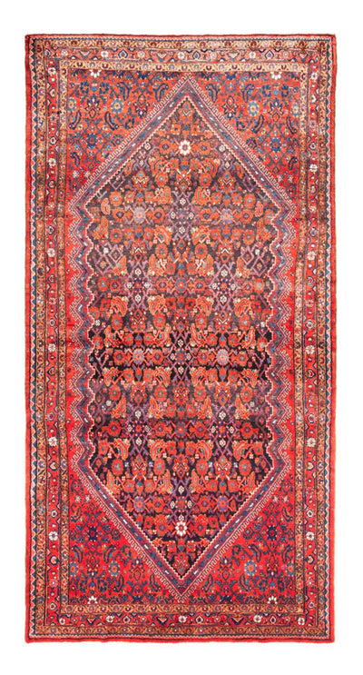 Hamadan Teppich 163x320cm - Perserteppich - rot