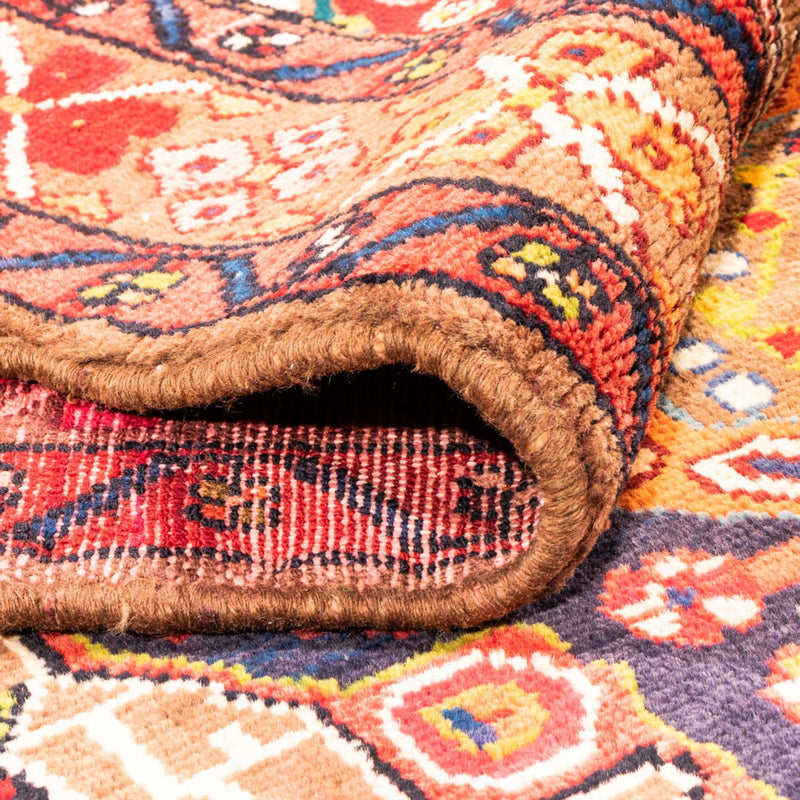 Hamadan Teppich 135x307cm - Perserteppich - dunkelblau