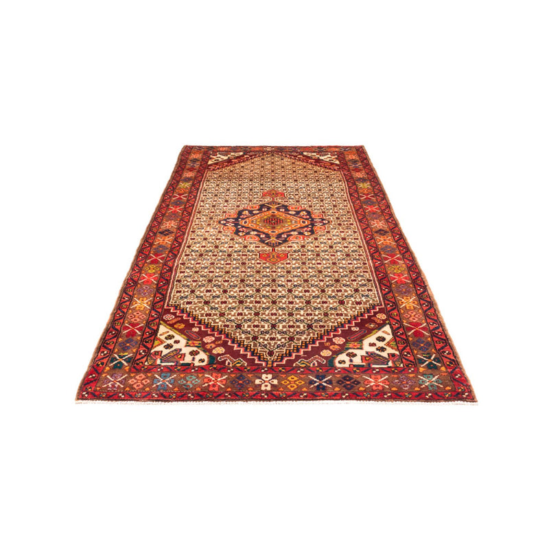Hamadan Teppich 135x307cm - Perserteppich - dunkelblau
