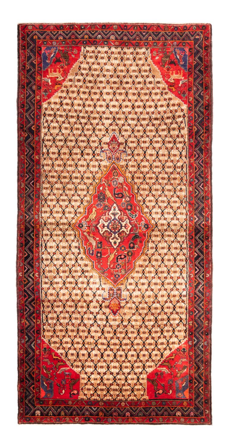 Nahavand Teppich 160x323cm - Perserteppich - rot