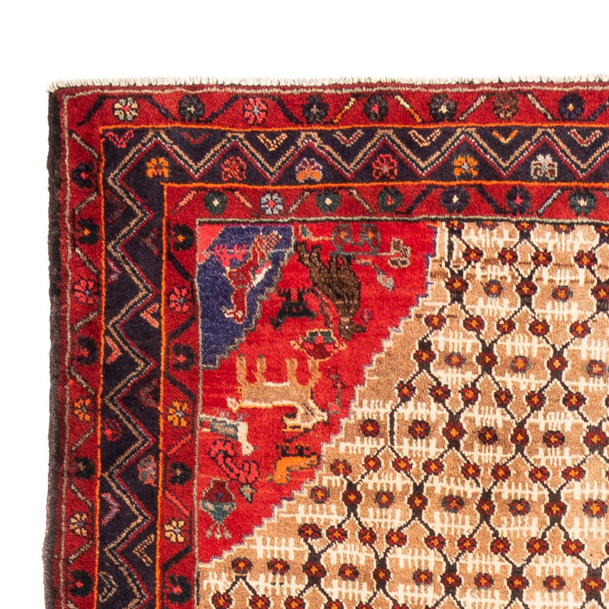 Nahavand Teppich 160x323cm - Perserteppich - rot