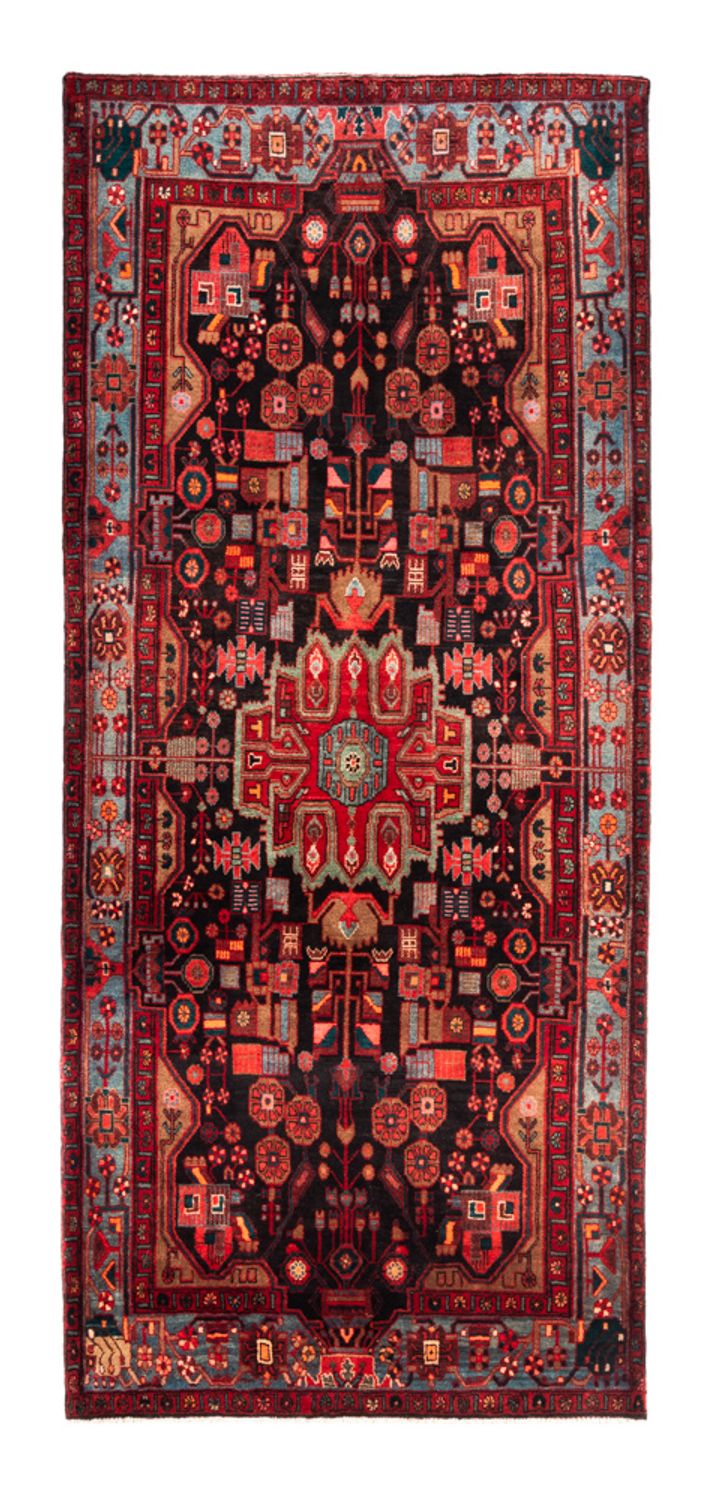 Kolyai Teppich 154x343cm - Perserteppich - dunkelblau