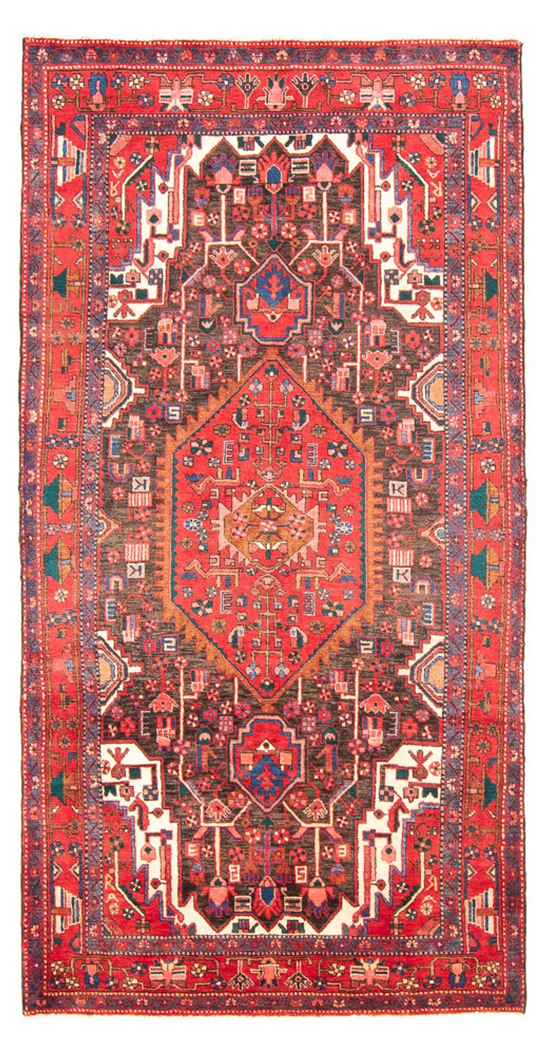 Nahavand Teppich 150x280cm - Perserteppich - dunkelblau