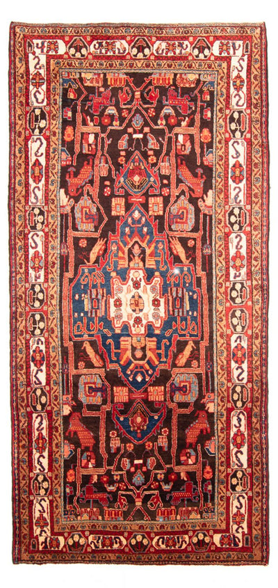 Nahavand Teppich 160x313cm - Perserteppich - dunkelblau