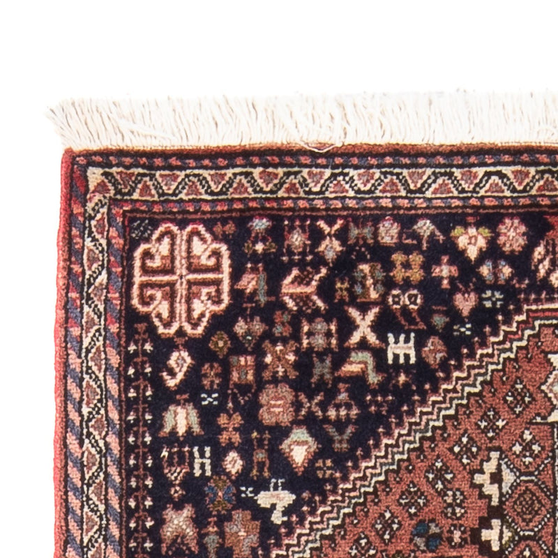 Abadeh Teppich 70x150cm - Perserteppich - rot