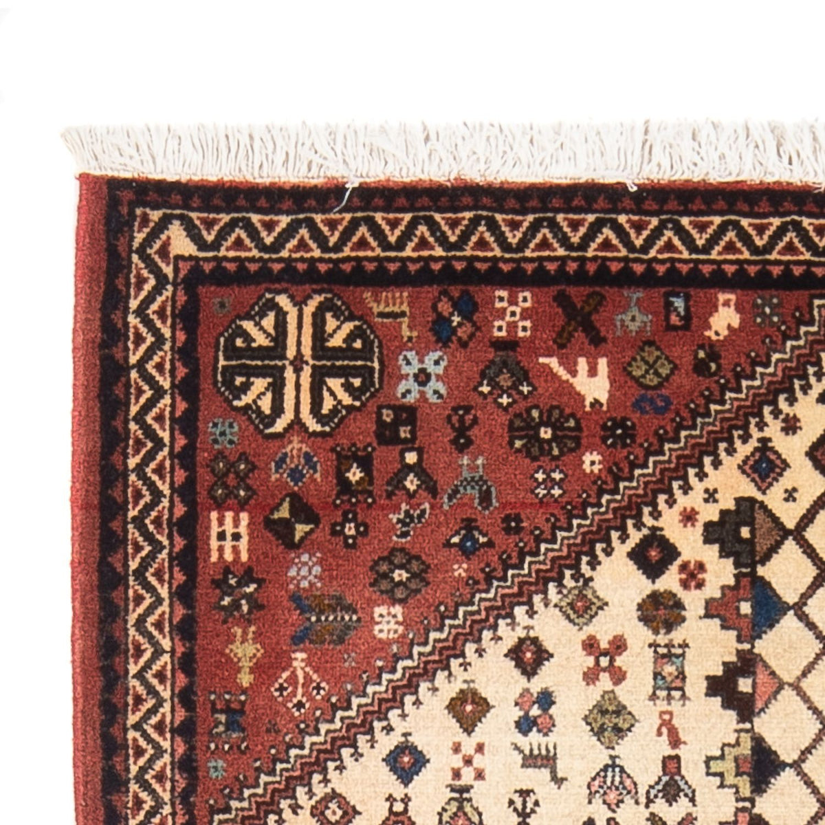 Abadeh Teppich 82x128cm - Perserteppich - creme