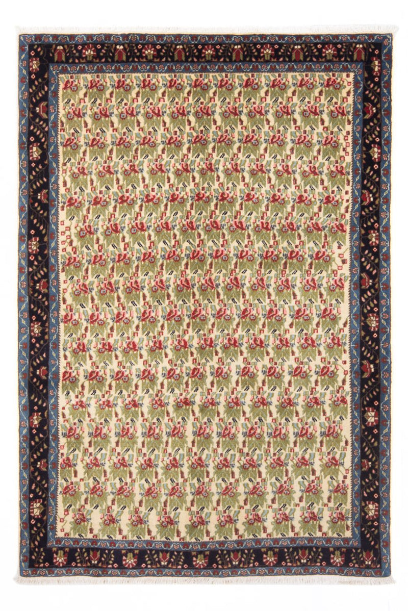 Afshar Sirjan Teppich 138x213cm - Perserteppich - hellgrün