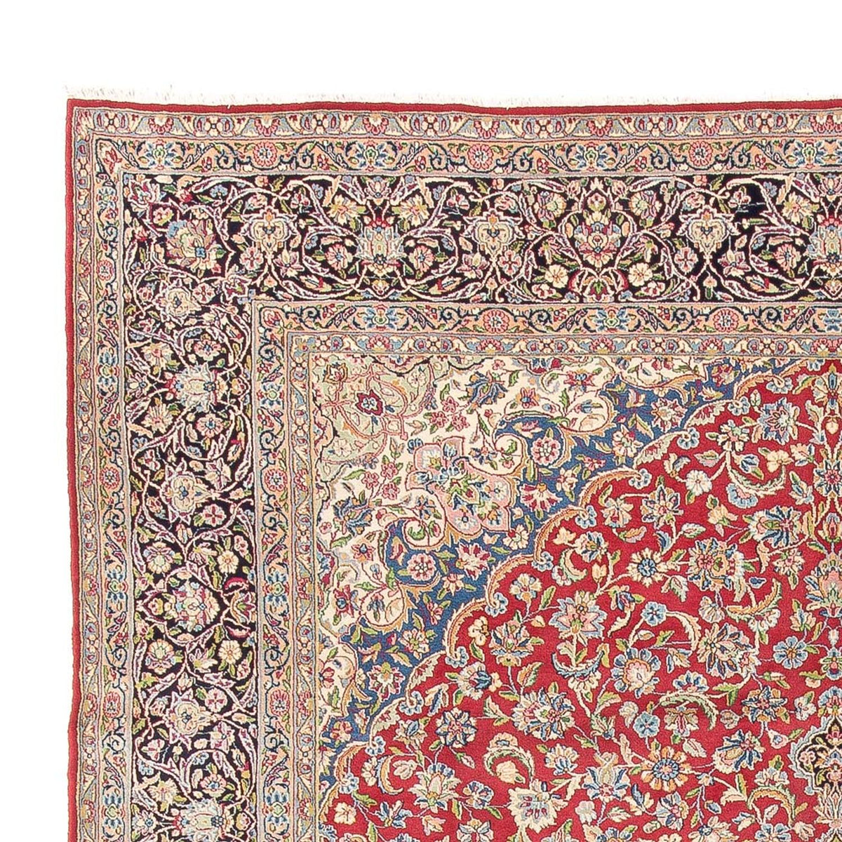 Keshan Teppich 280x359cm - Perserteppich - rot