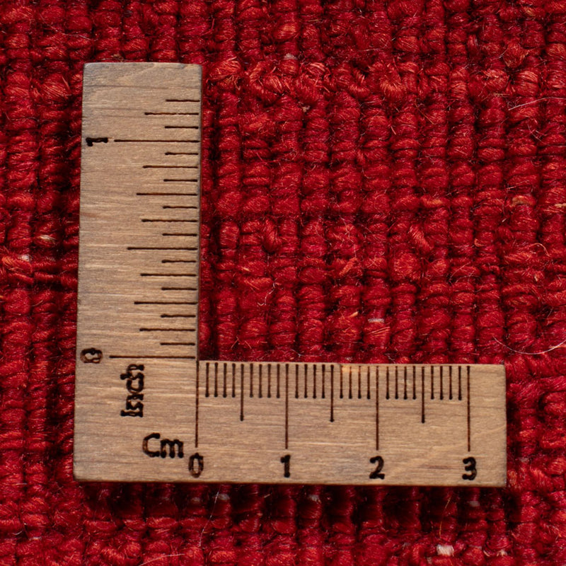 Gabbeh Persisch Teppich 100x150cm - Perserteppich Wollteppich - rot