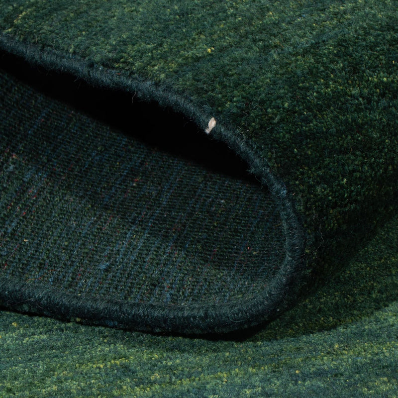 Gabbeh Persisch Teppich 122x175cm - Perserteppich Wollteppich - dunkelgrün