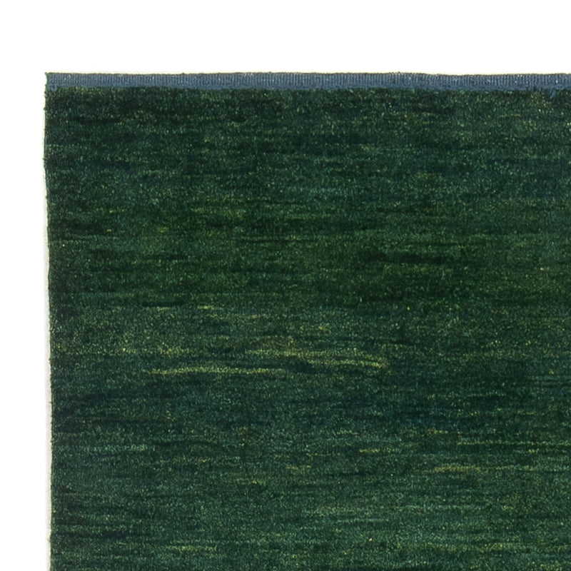 Gabbeh Persisch Teppich 115x183cm - Perserteppich Wollteppich - dunkelgrün