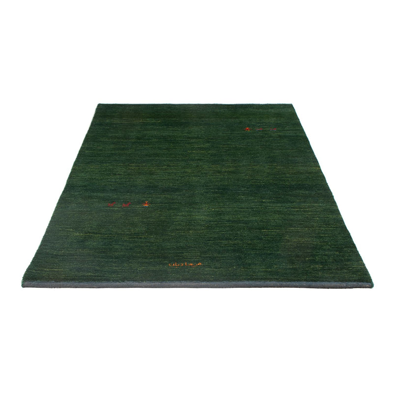 Gabbeh Persisch Teppich 115x183cm - Perserteppich Wollteppich - dunkelgrün