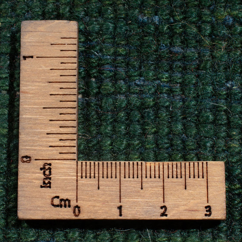 Gabbeh Persisch Teppich 115x183cm - Perserteppich Wollteppich - dunkelgrün