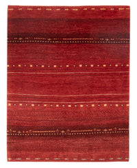 Gabbeh Persisch Teppich 102x140cm - Perserteppich Wollteppich - dunkelrot – product image