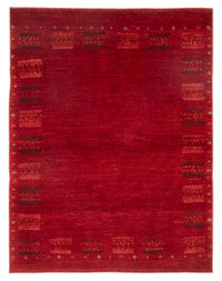 Gabbeh Persisch Teppich 104x144cm - Perserteppich Wollteppich - dunkelrot – product image