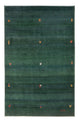 Gabbeh Persisch Teppich 113x183cm - Perserteppich Wollteppich - grün