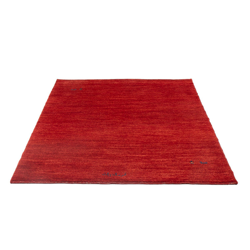 Gabbeh Persisch Teppich 121x174cm - Perserteppich Wollteppich - rot