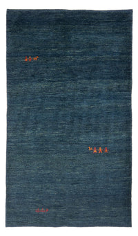 Gabbeh Persisch Teppich 119x193cm - Perserteppich Wollteppich - dunkelblau – product image