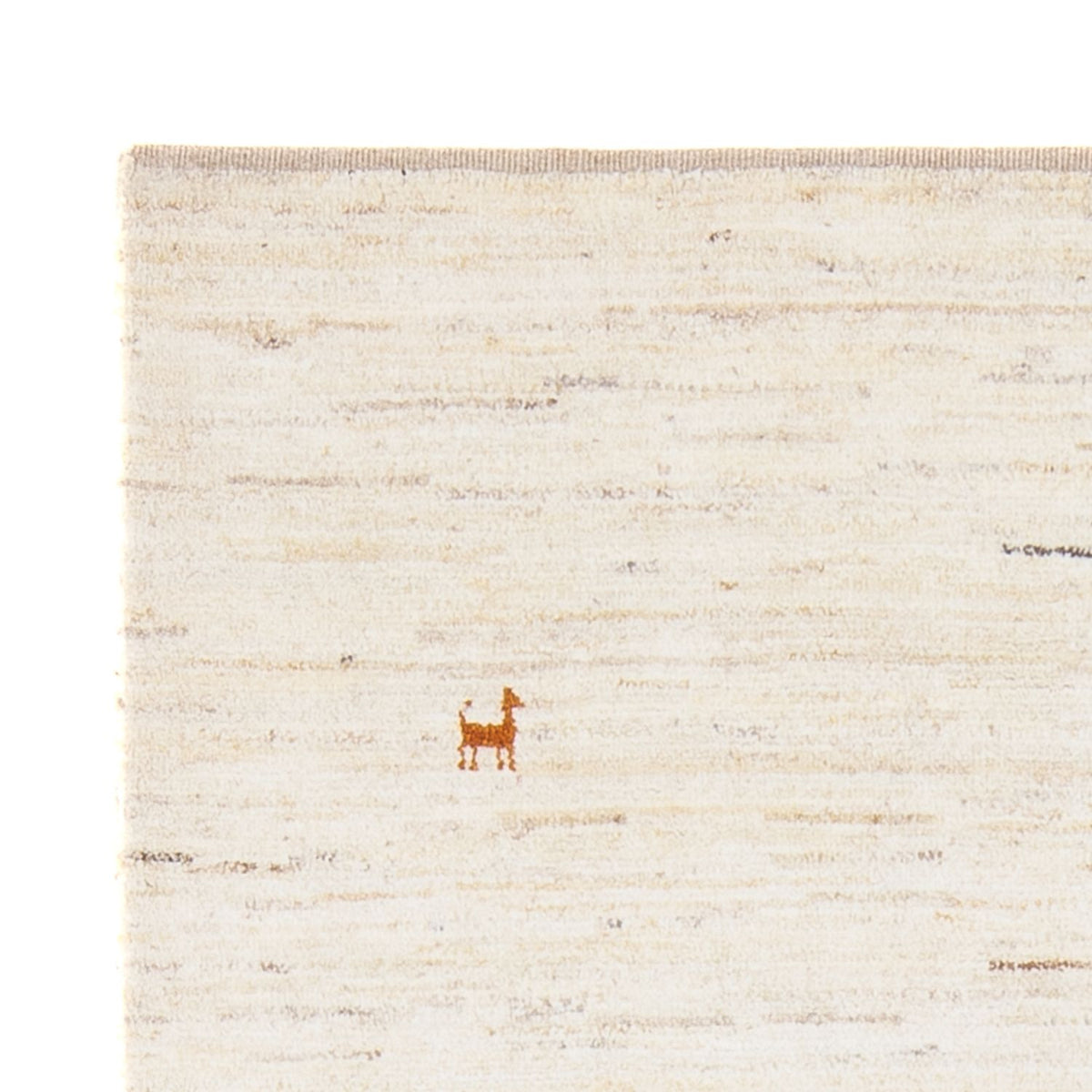 Gabbeh Persisch Teppich 121x175cm - Perserteppich Wollteppich - beige