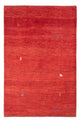 Gabbeh Persisch Teppich 115x169cm - Perserteppich Wollteppich - rot