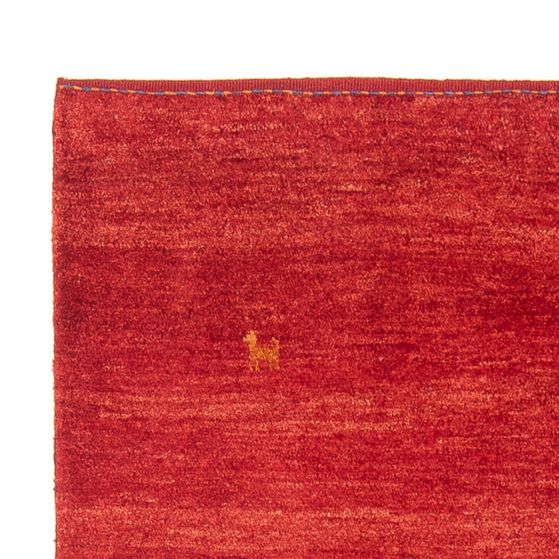 Gabbeh Persisch Teppich 115x169cm - Perserteppich Wollteppich - rot
