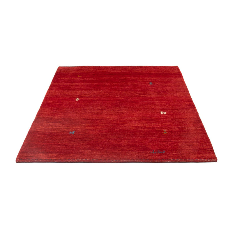 Gabbeh Persisch Teppich 115x169cm - Perserteppich Wollteppich - rot