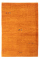 Gabbeh Persisch Teppich 123x178cm - Perserteppich Wollteppich - orange