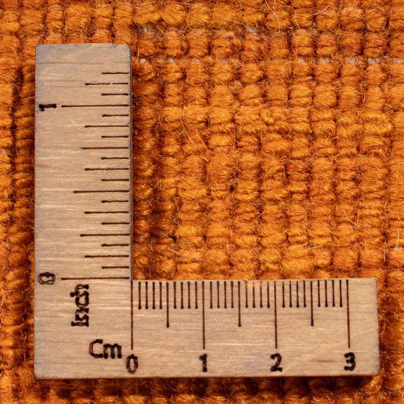 Gabbeh Persisch Teppich 123x178cm - Perserteppich Wollteppich - orange