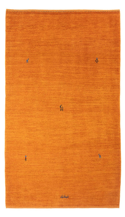 Gabbeh Persisch Teppich 120x190cm - Perserteppich Wollteppich - orange