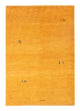 Gabbeh Persisch Teppich 100x147cm - Perserteppich Wollteppich - gold