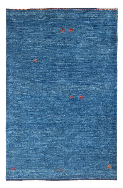 Gabbeh Persisch Teppich 118x174cm - Perserteppich Wollteppich - blau