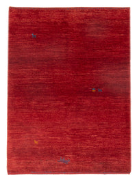 Gabbeh Persisch Teppich 101x147cm - Perserteppich Wollteppich - dunkelrot – product image