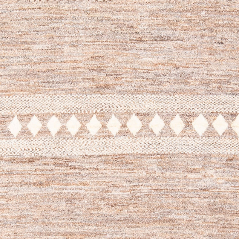 Gabbeh Persisch Teppich 120x180cm - Perserteppich Wollteppich - dunkelbeige
