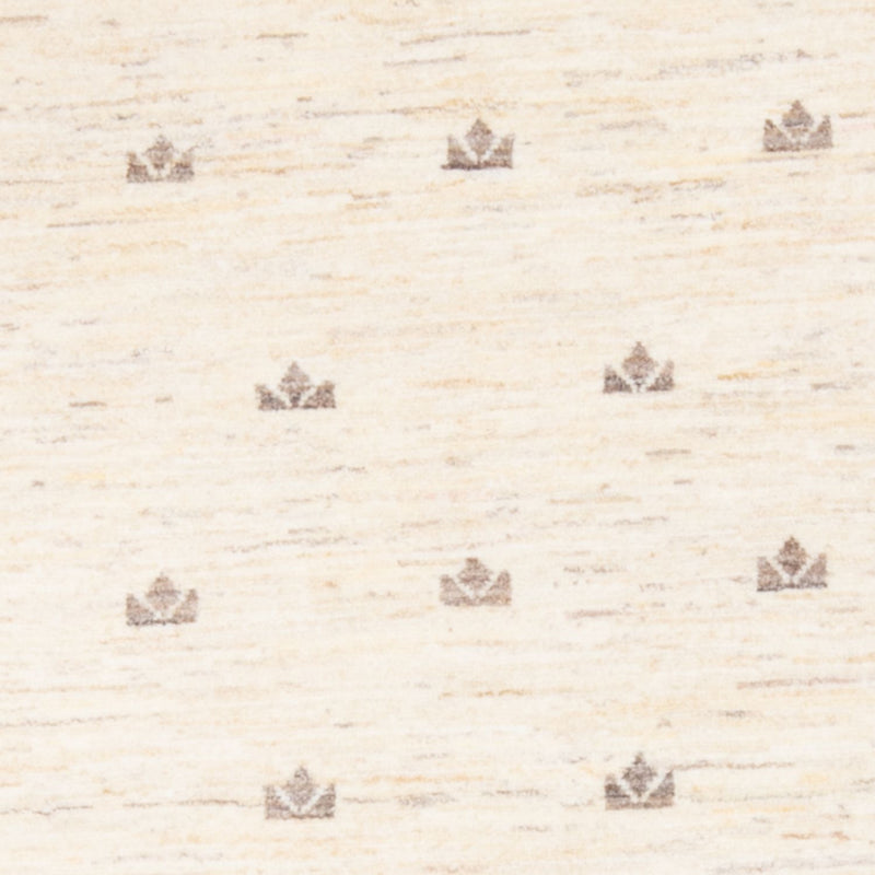 Gabbeh Persisch Teppich 96x145cm - Perserteppich Wollteppich - hellbeige