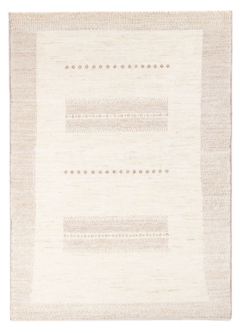Gabbeh Persisch Teppich 100x151cm - Perserteppich Wollteppich - hellbeige