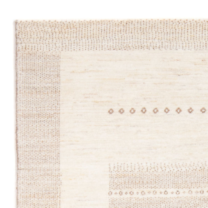 Gabbeh Persisch Teppich 100x151cm - Perserteppich Wollteppich - hellbeige