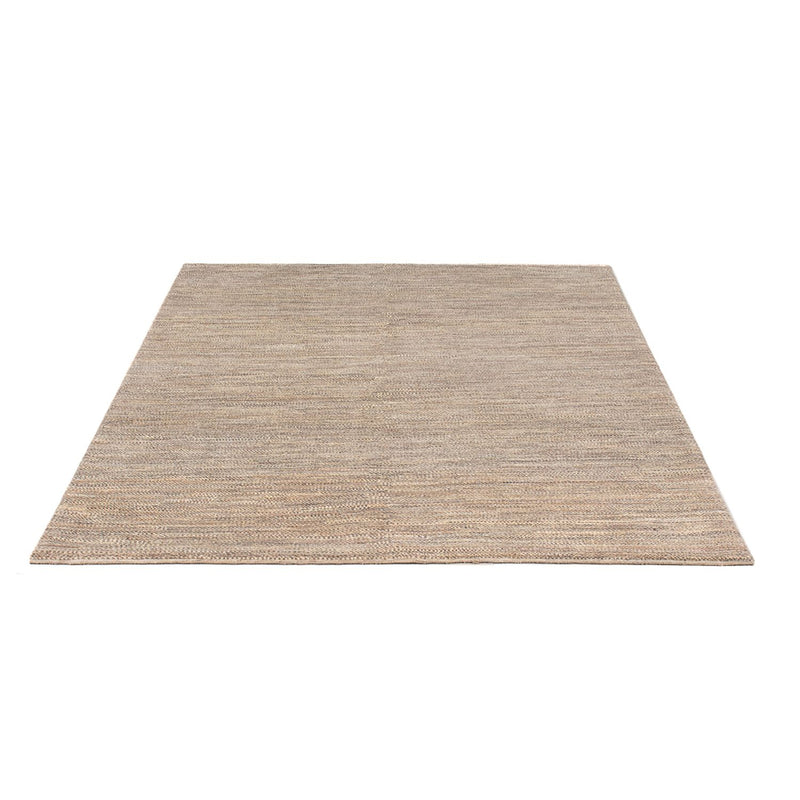 Gabbeh Persisch Teppich 154x194cm - Perserteppich Wollteppich - dunkelbeige