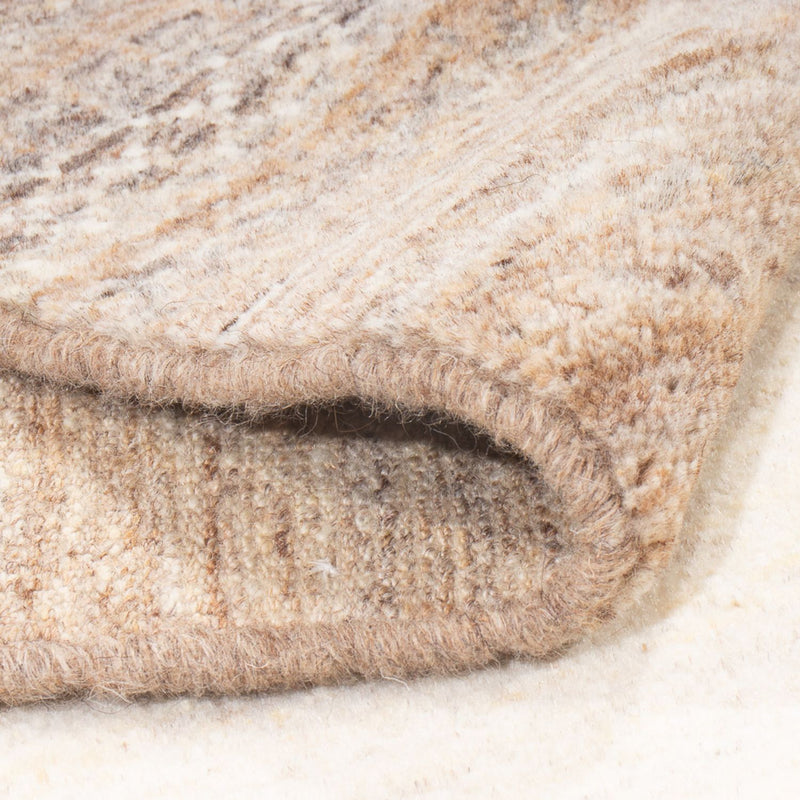 Gabbeh Persisch Teppich 84x292cm - Perserteppich Wollteppich - natur