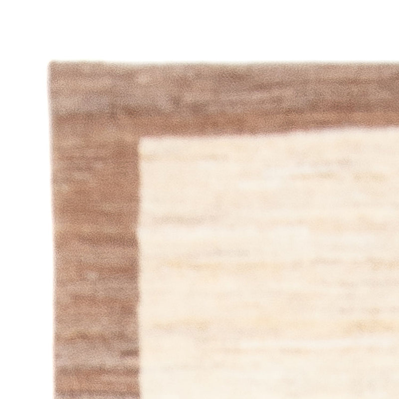 Gabbeh Persisch Teppich 84x225cm - Perserteppich Wollteppich - natur