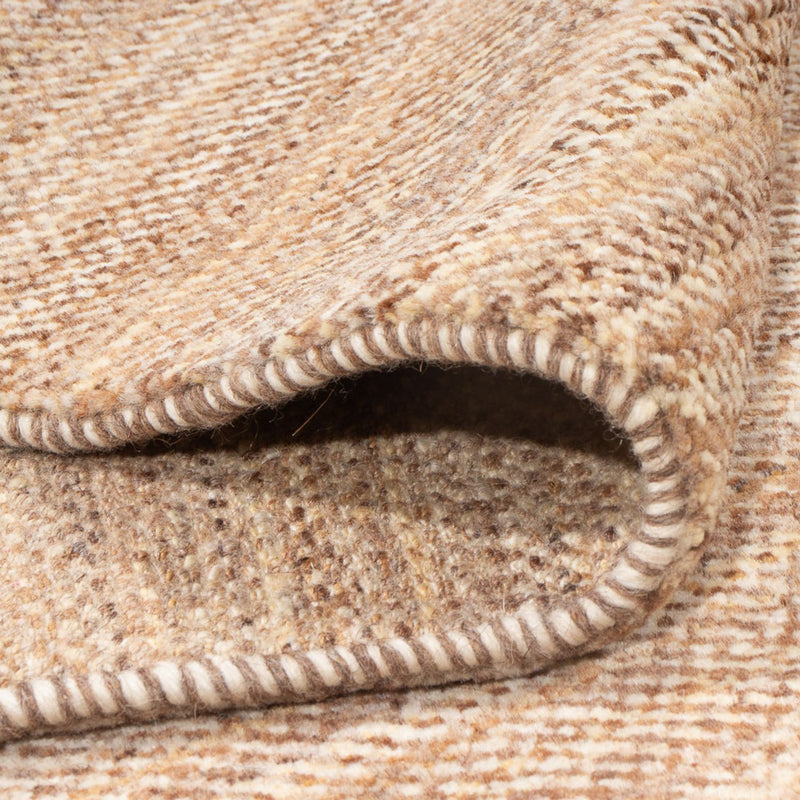 Gabbeh Persisch Teppich 177x238cm - Perserteppich Wollteppich - hellbraun