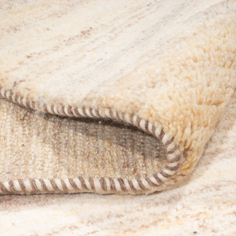 Gabbeh Persisch Teppich 85x351cm - Perserteppich Wollteppich - natur