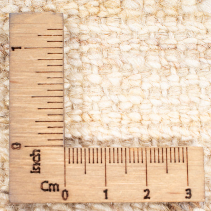 Gabbeh Persisch Teppich 85x351cm - Perserteppich Wollteppich - natur