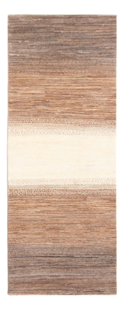 Gabbeh Persisch Teppich 80x231cm - Perserteppich Wollteppich - natur