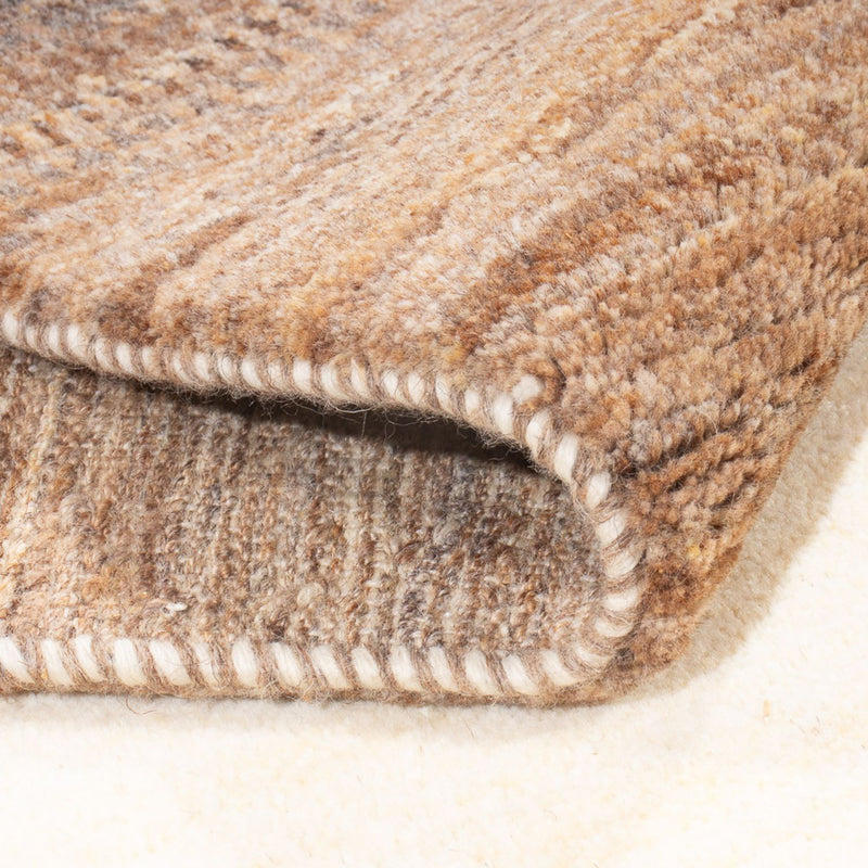 Gabbeh Persisch Teppich 80x231cm - Perserteppich Wollteppich - natur