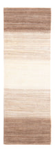 Gabbeh Persisch Teppich 81x245cm - Perserteppich Wollteppich - natur
