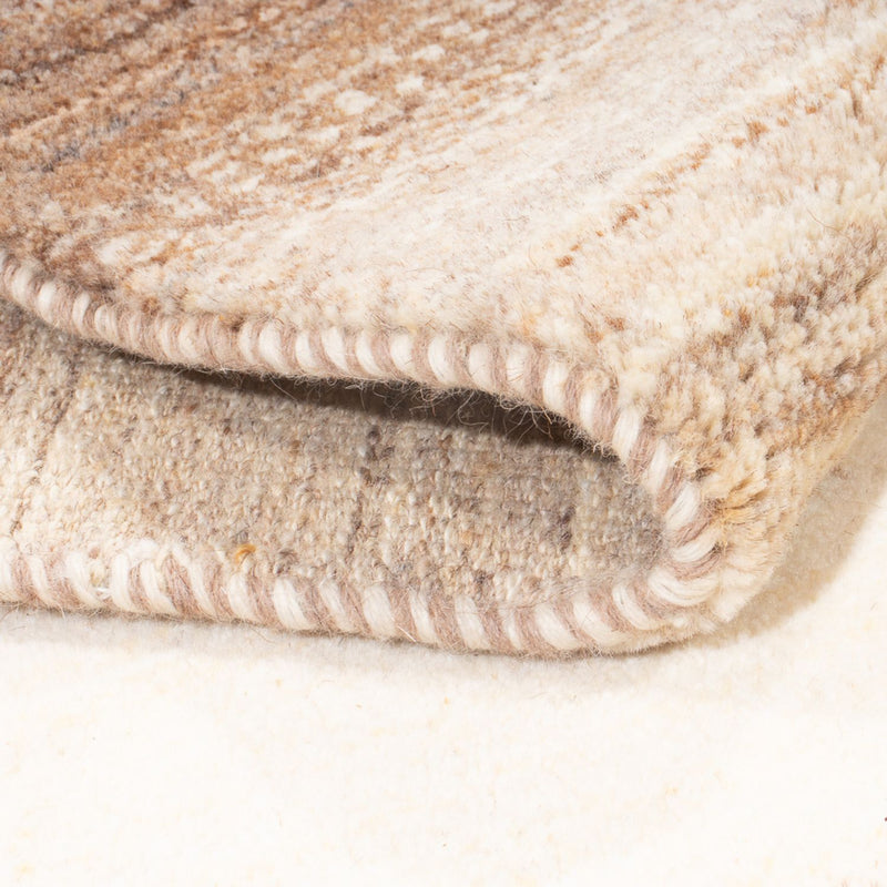 Gabbeh Persisch Teppich 81x245cm - Perserteppich Wollteppich - natur