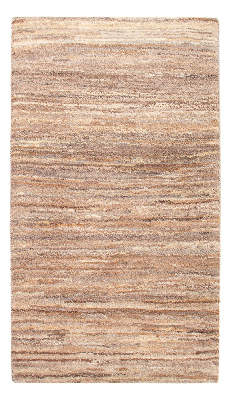 Gabbeh Persisch Teppich 60x96cm - Perserteppich Wollteppich - hellbraun
