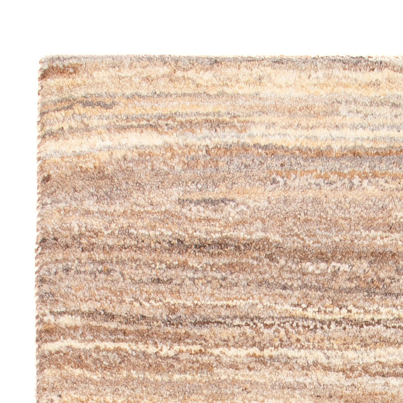 Gabbeh Persisch Teppich 60x96cm - Perserteppich Wollteppich - hellbraun